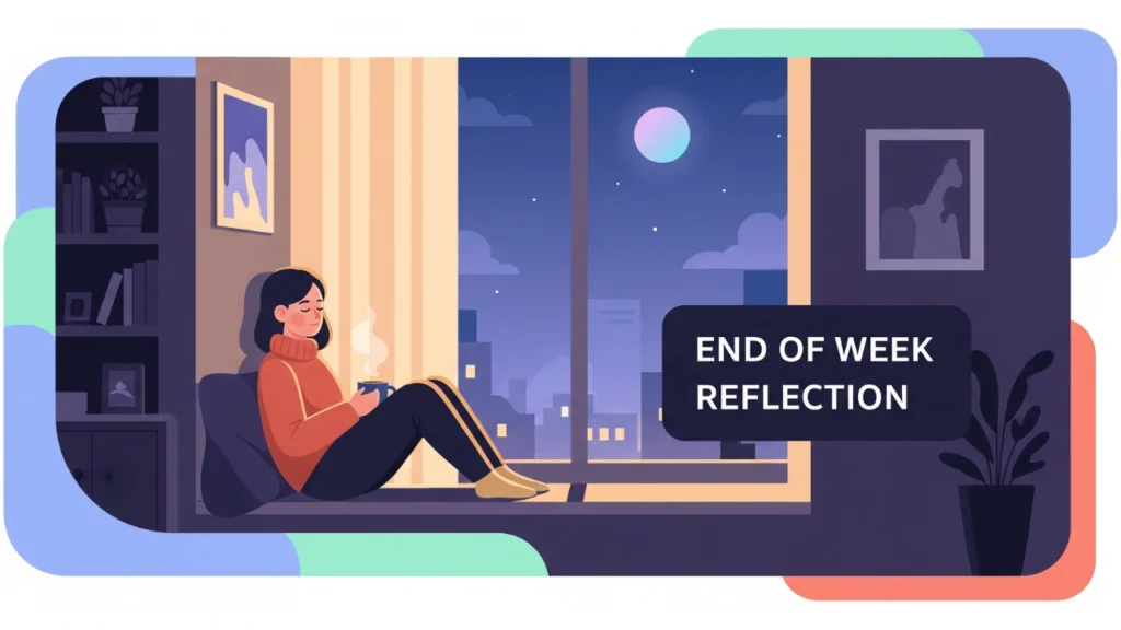 150+ End-of-Week Reflection Captions for Instagram