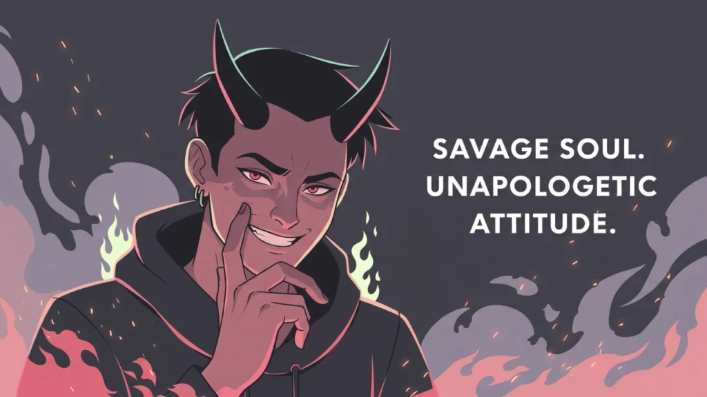 Savage Devil Captions